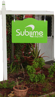 Our Sublime Design Studio sign